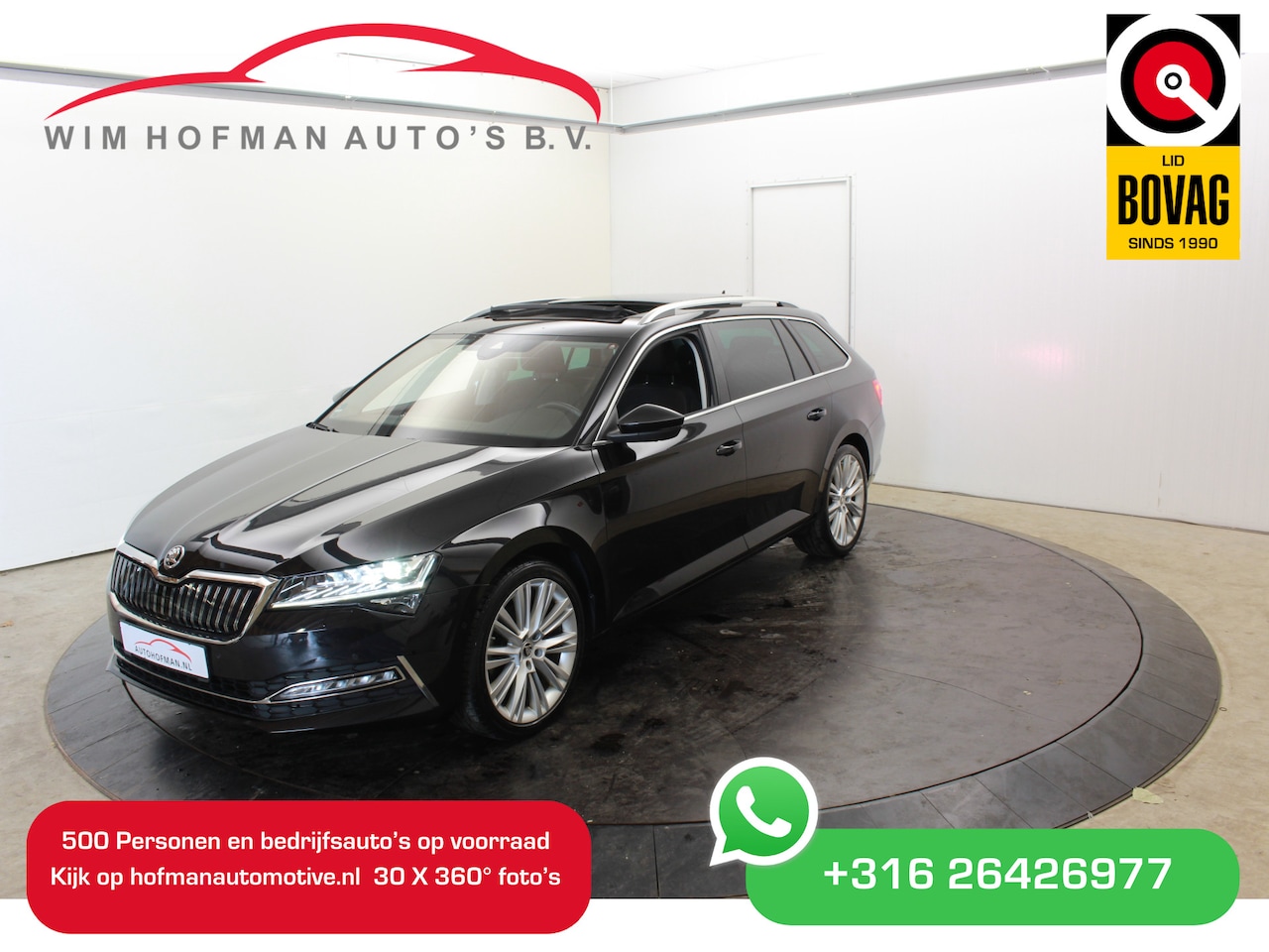Skoda Superb Combi - 1.4 TSI iV Business Edition Plus Cam Pano Trekh Virtual Elk Stoelen + Aklep Canton - AutoWereld.nl