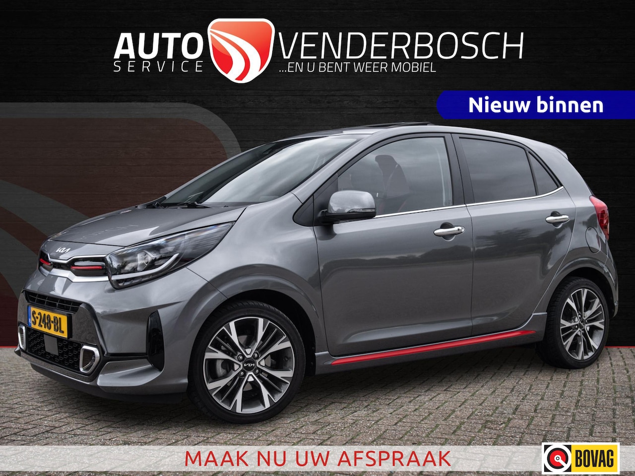 Kia Picanto - 1.0 T-GDi GT-Line 5p 101pk | Alle opties | Pano | CarPlay | LED - AutoWereld.nl