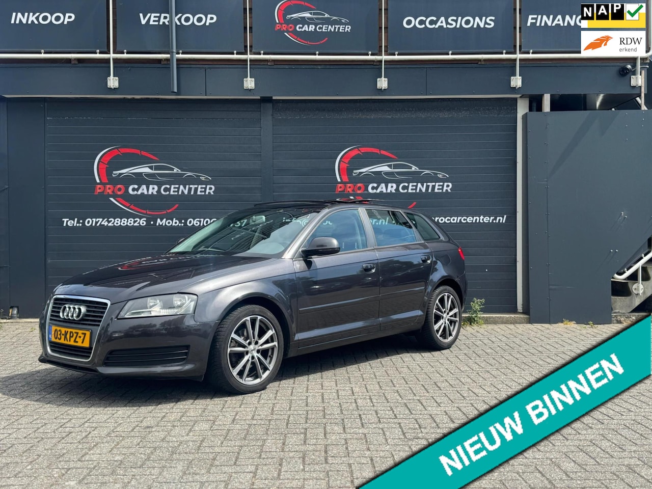 Audi A3 Sportback - 1.8 TFSI Attraction Pro Line Business AUT|CRUISE|CLIMATE|PANO|STOEL.VER|CARPLAY|NAP|APK|LM - AutoWereld.nl