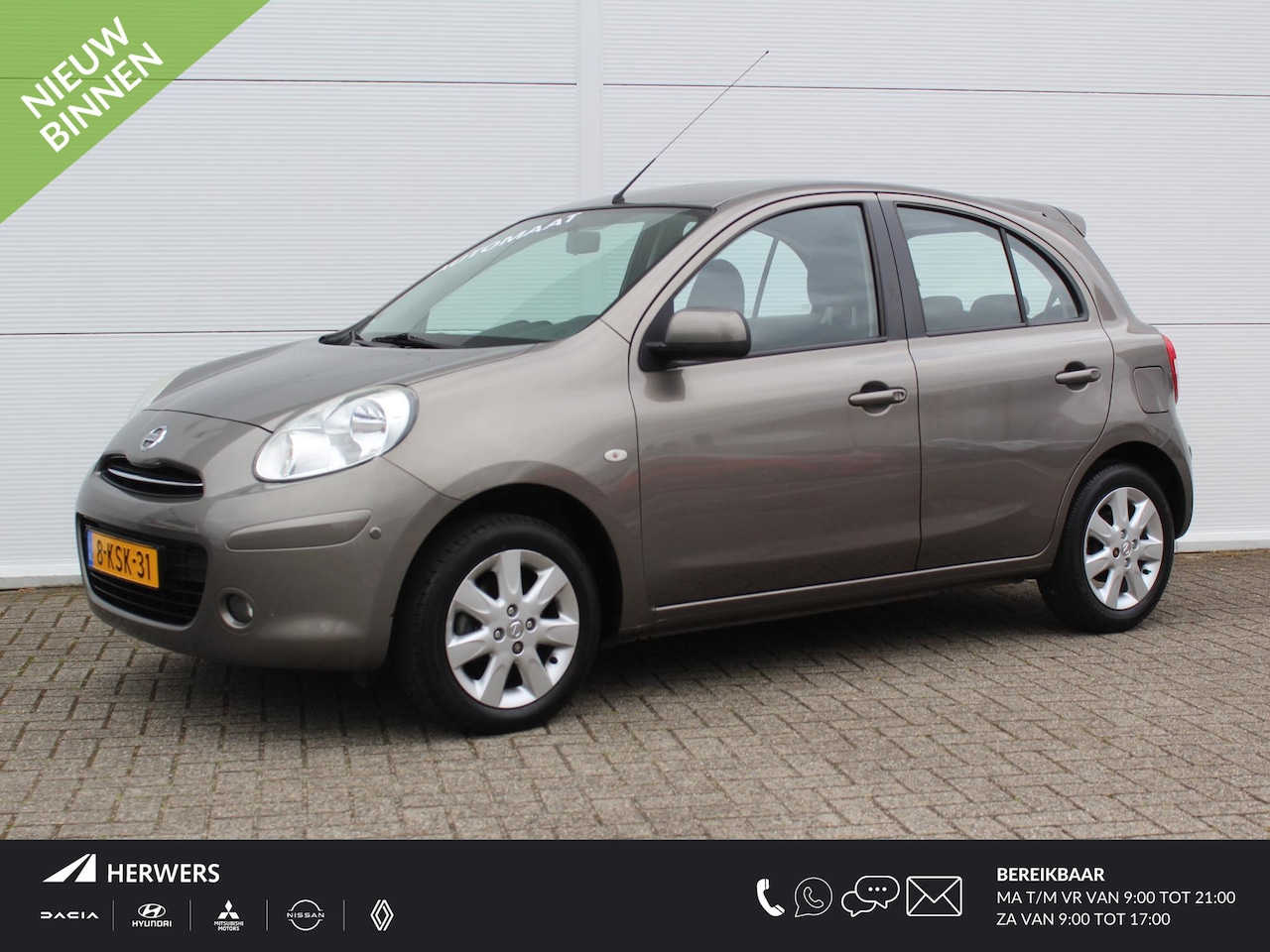 Nissan Micra - 1.2 Connect Edition AUTOMAAT / Airco / Navigatie / Bluetooth / Lage Kilometerstand / Parke - AutoWereld.nl