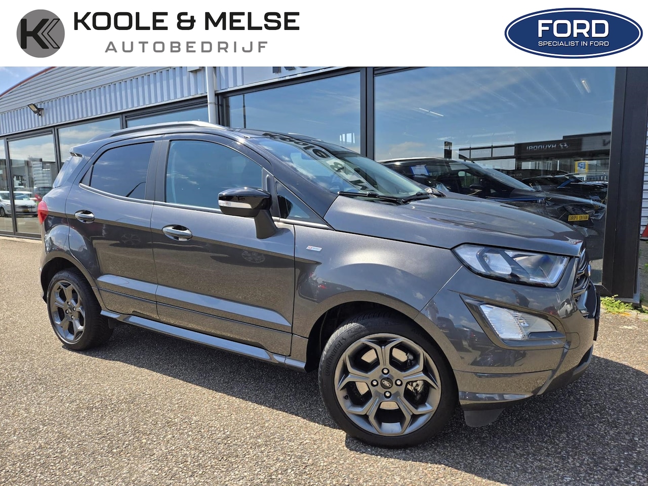 Ford EcoSport - 1.0 EcoBoost 125pk AUTOMAAT ST-Line Black , voorruitverwarming - AutoWereld.nl