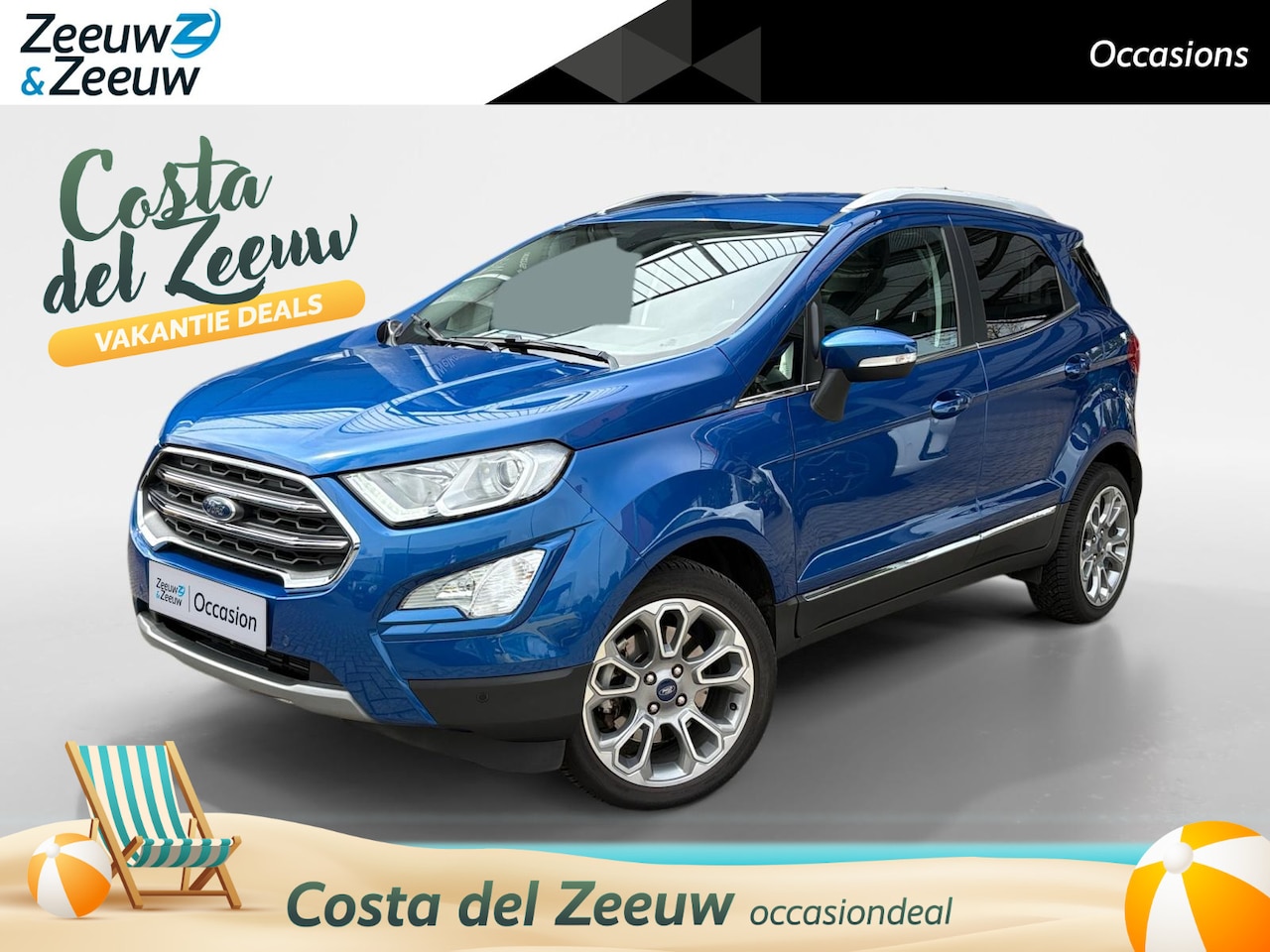 Ford EcoSport - 1.0 EcoBoost Titanium | Winter-Pack | B&O audio | Dodehoek detectie | Camera | Trekhaak | - AutoWereld.nl
