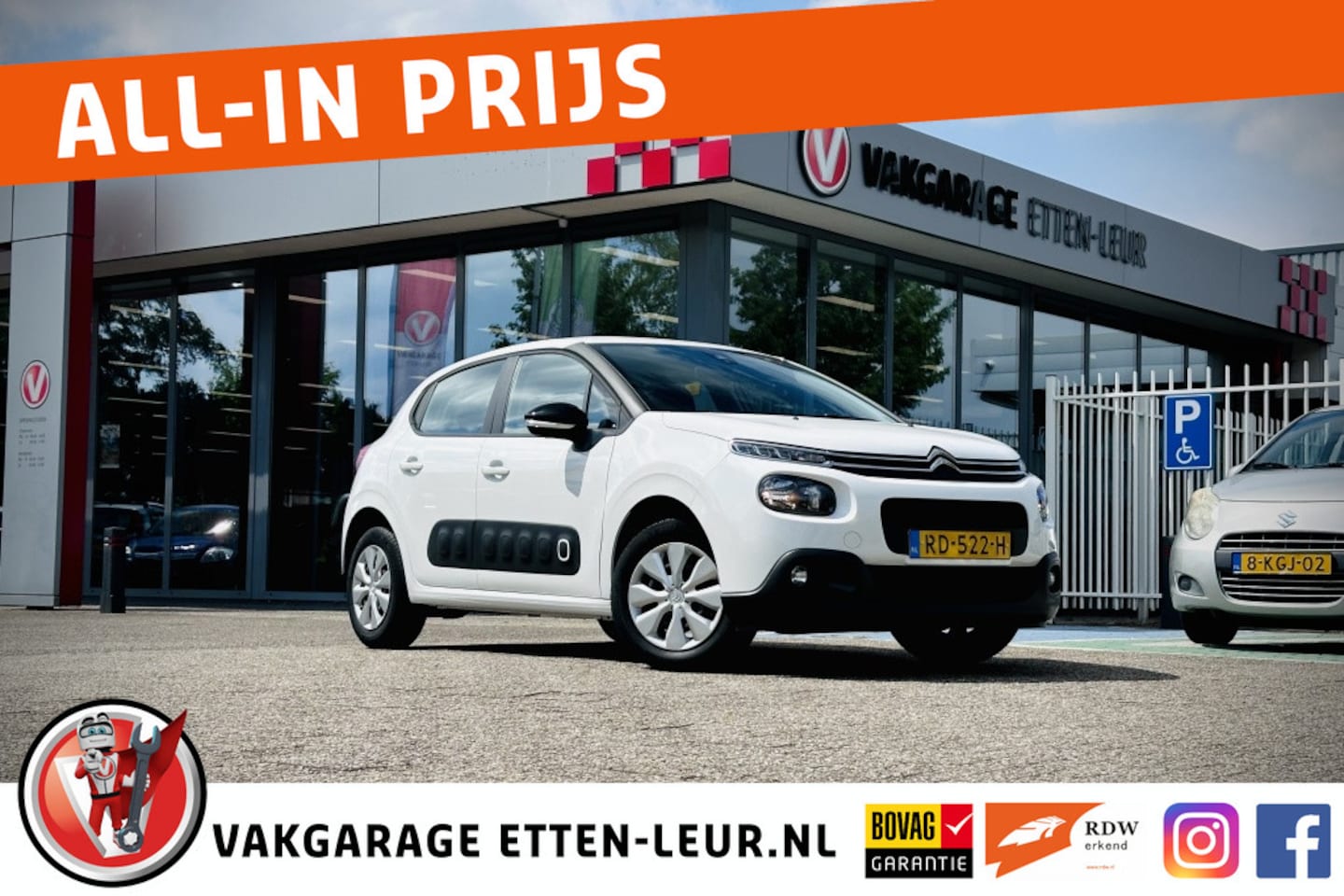 Citroën C3 - 1.2 PT Feel / CLIMATE CONTROL / PARKEERSENSOREN / CRUISE - AutoWereld.nl