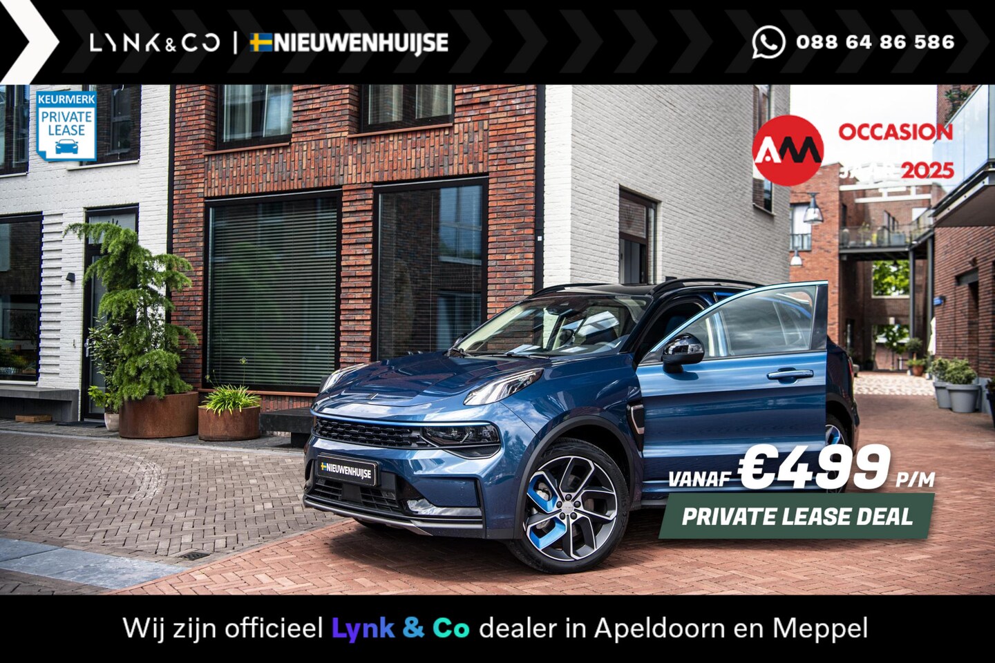 Lynk & Co 01 - 1.5 Plug-in Hybrid | Panoramadak | Adaptive cruise control | 360 Camera | Navigatie | LED - AutoWereld.nl