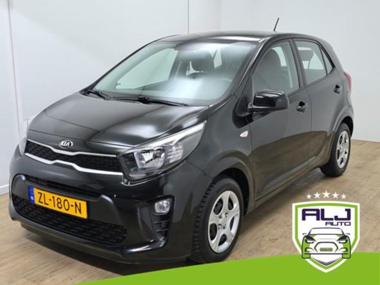 Kia Picanto - Occasion met airco en bluetooth | Tweedehands Kia Picanto zwart nu bij ALJauto | Dealerond - AutoWereld.nl
