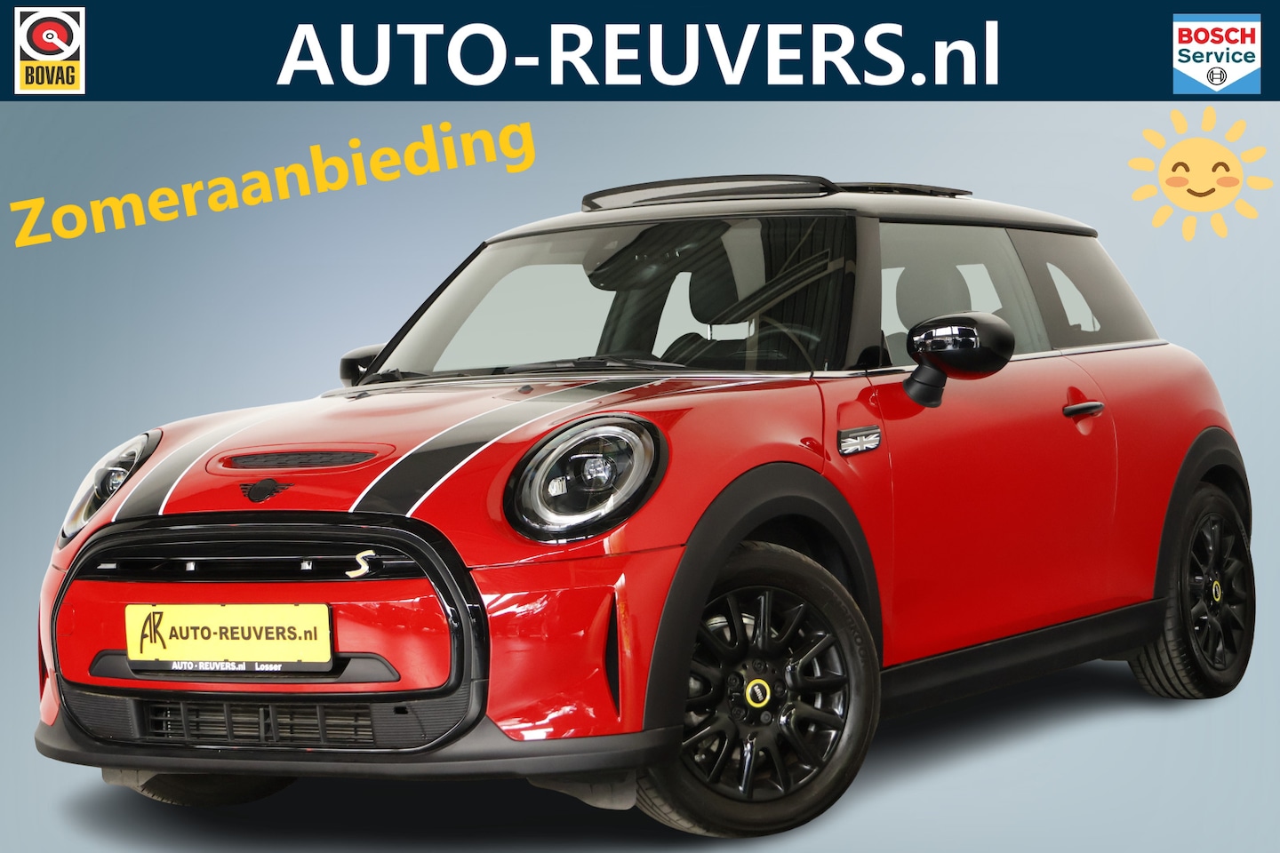 MINI Mini-Electric - Cooper S 33 kWh / Opendak / Navi / CarPlay / Cam / Leder - AutoWereld.nl