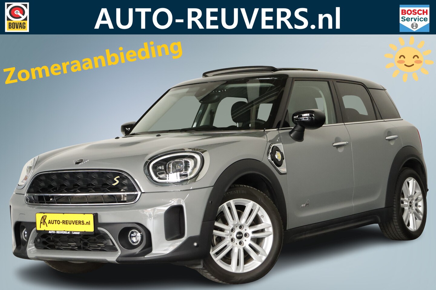 MINI Countryman - Mini 2.0 Cooper S E ALL4 Classic / Opendak / Leder / Navi / LED / CarPlay - AutoWereld.nl