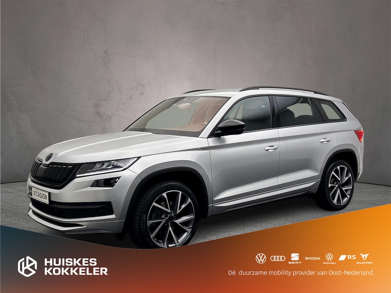 Skoda Kodiaq - Sportline Business 1.5 TSI 150pk DSG Automaat Trekhaak, Adaptive cruise control, Elektrisc - AutoWereld.nl