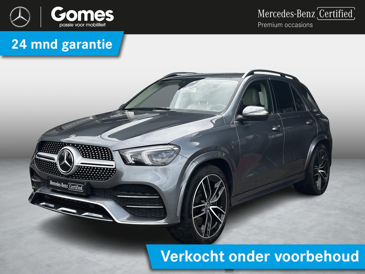 Mercedes-Benz GLE-Klasse - 450 4MATIC AMG | Airmatic | Trekhaak | Beige Leer - AutoWereld.nl
