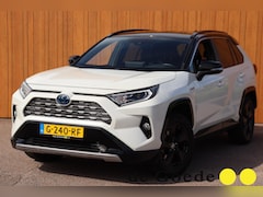Toyota RAV4 - 2.5 Hybrid Bi-Tone org.NL trekhaak JBL camera's el.klep parelmoer leer+el+verw