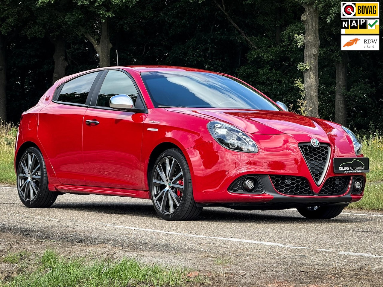 Alfa Romeo Giulietta - 1.750 Turbo Veloce | Clima | Cruise | Leder | PDC | Stoelverw. | Alfa Rosso | Zeer mooi! | - AutoWereld.nl