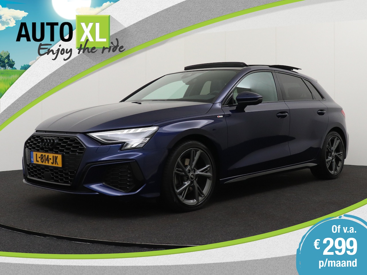 Audi A3 Sportback - 35 150 PK Aut. S-Line Pano-dak Leder 18'LMV - AutoWereld.nl
