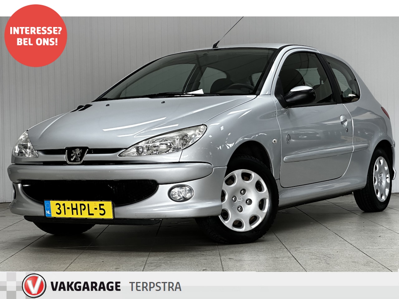 Peugeot 206 - 1.4 Génération/ D-Riem verv: 112.000 KM!/ Trekhaak/ Airco/ Cruise/ C.V. Afstand/ Elek. Ram - AutoWereld.nl