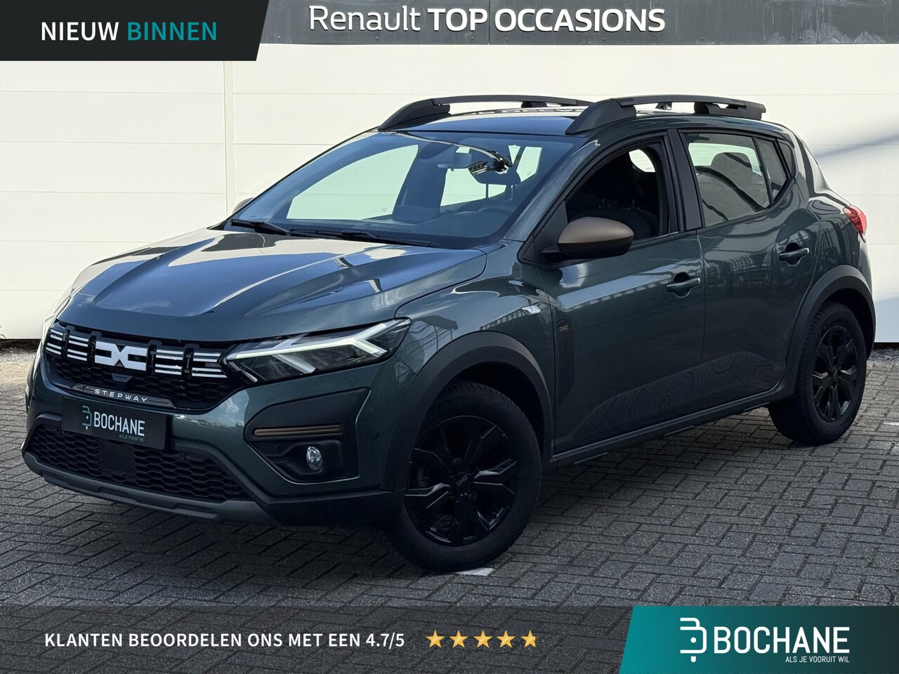 Dacia Sandero Stepway - 1.0 TCe 100 ECO-G Extreme (Hoge Instap) Trekhaak | Camera | Navigatie | Dealer Onderhouden - AutoWereld.nl