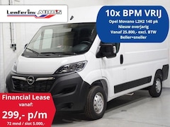 Opel Movano - 2.2D 140 pk L2H2 Navi, Camera, Aut. Airco Apple Carplay, Cruise Control, 270 Graden Deuren