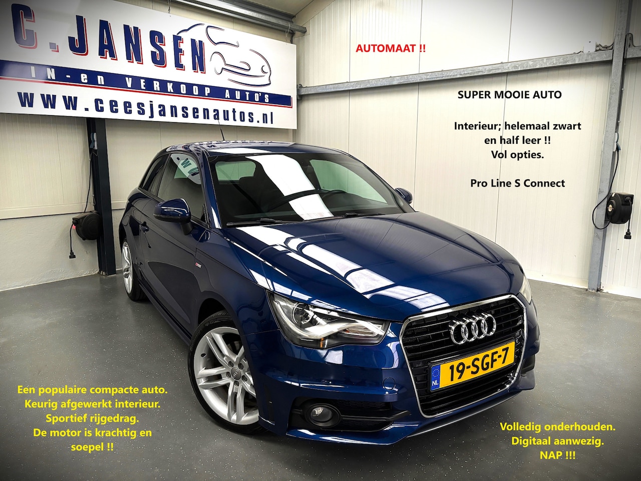 Audi A1 - 1.4 TFSI 119g. Pro Line S Connect !! - AutoWereld.nl