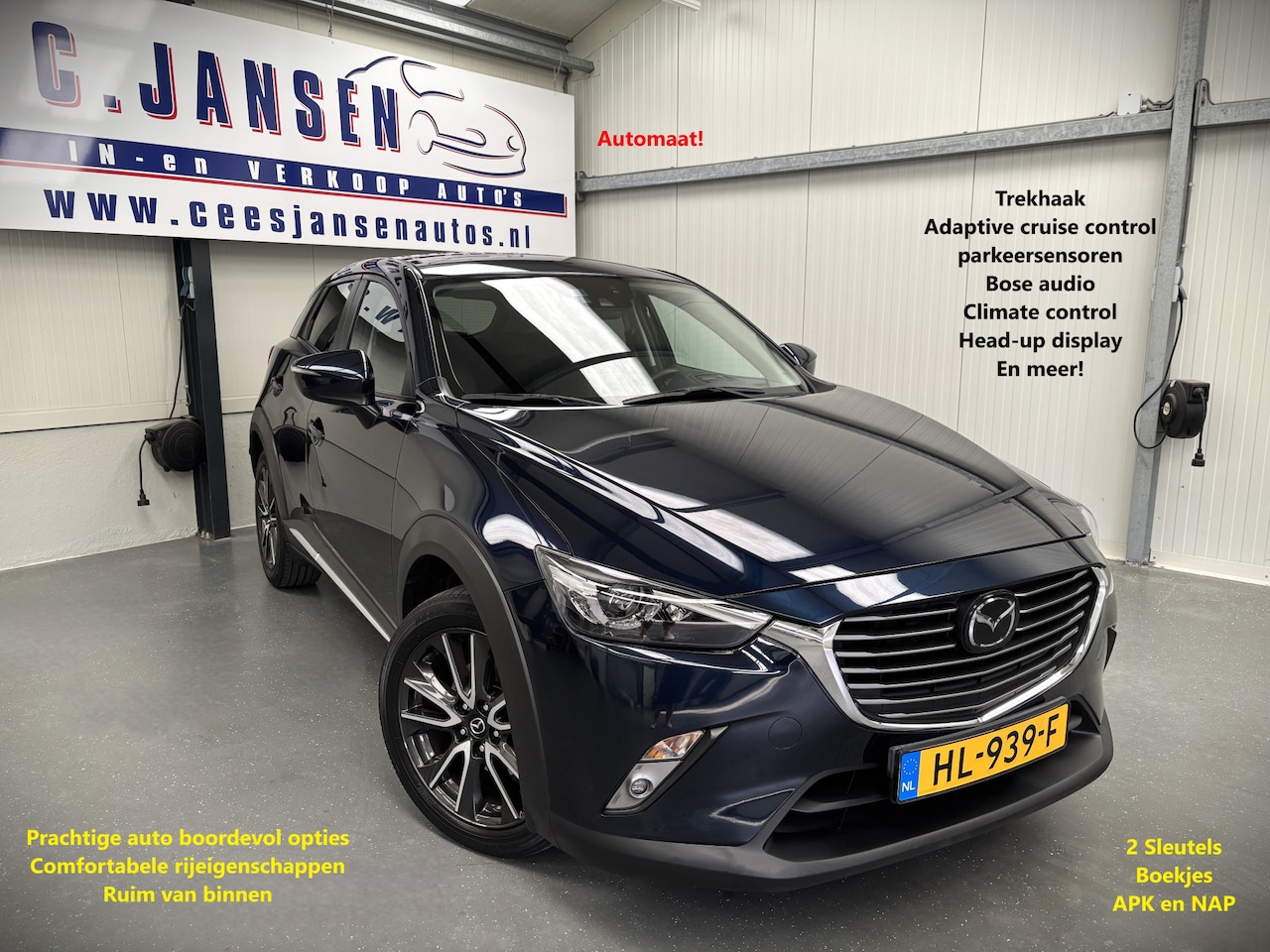 Mazda CX-3 - 2.0 SkyActiv-G 120 GT-M Automaat - Leder - vol opties! - AutoWereld.nl