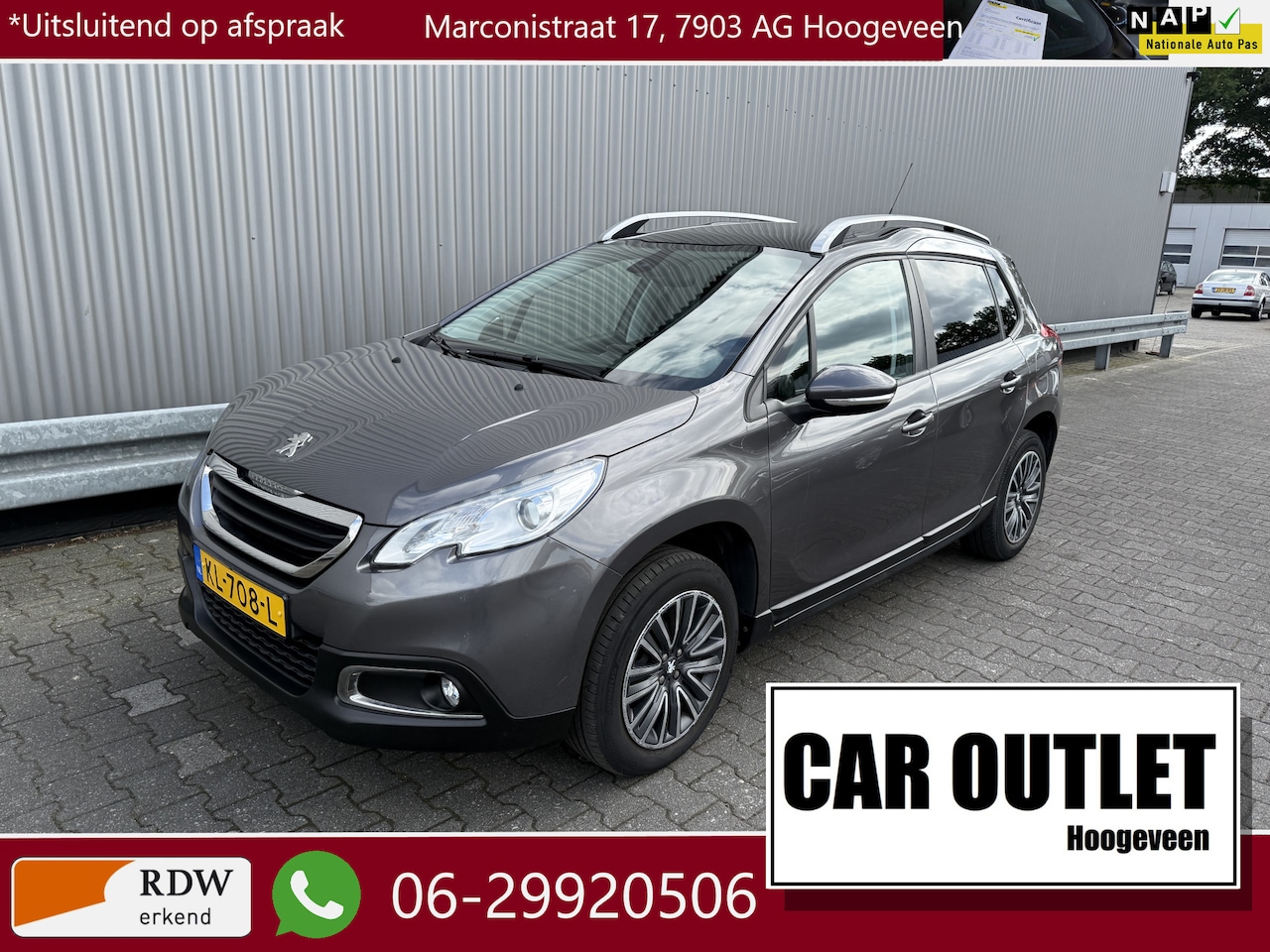 Peugeot 2008 - 1.2 PureTech Style Pano LED PDC Navi 95Dkm --Inruil Mogelijk-- - AutoWereld.nl