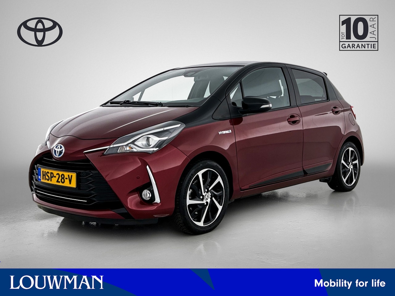 Toyota Yaris - 1.5 Hybrid Bi-Tone Plus Limited | Apple Carplay | Fietsendragerhaak | Panoramadak | - AutoWereld.nl