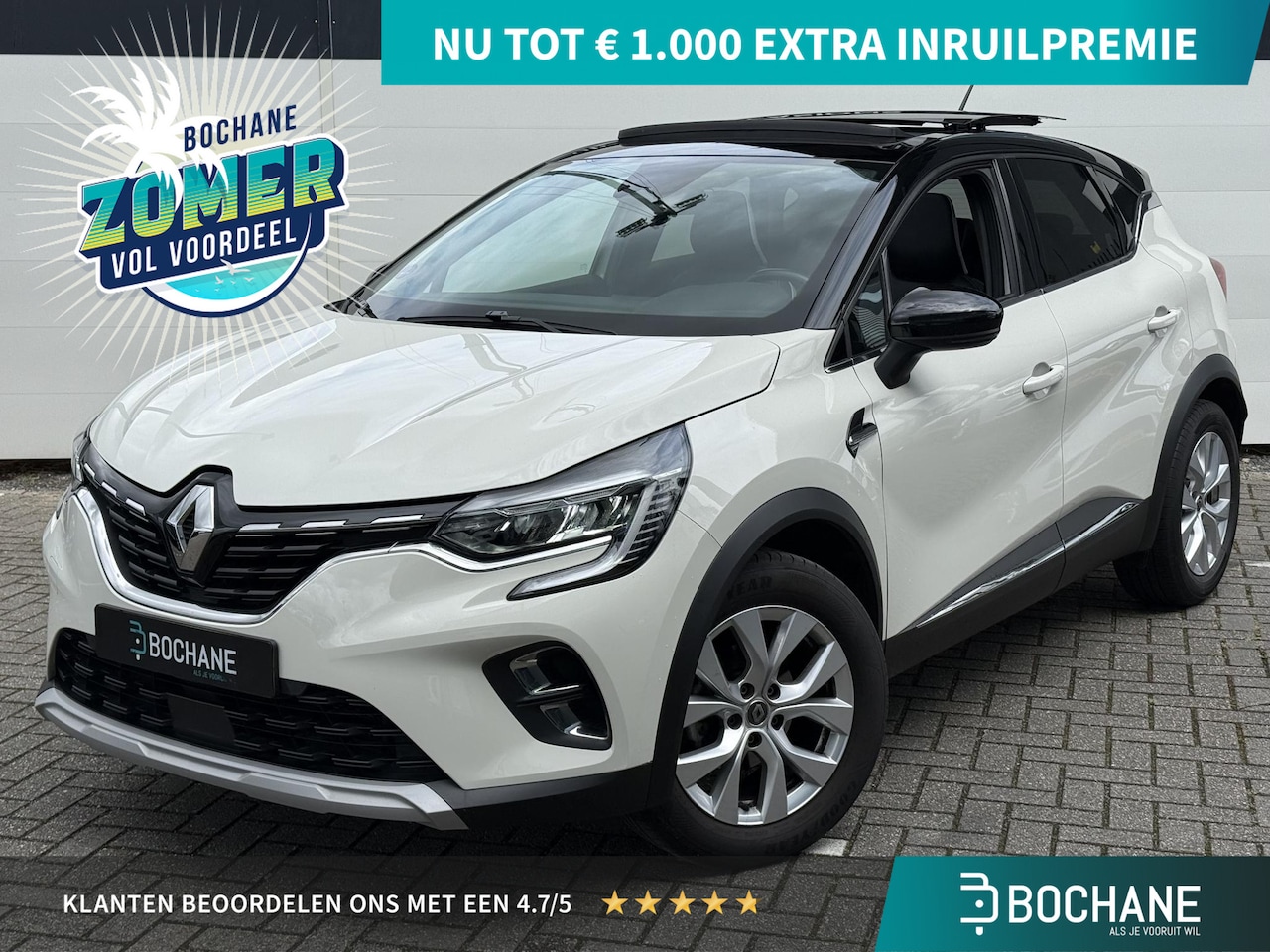 Renault Captur - 1.0 TCe 100 Intens (Hoge instap) Panoramadak | Parkeerhulp | Navigatie | Dealer Onderhoude - AutoWereld.nl