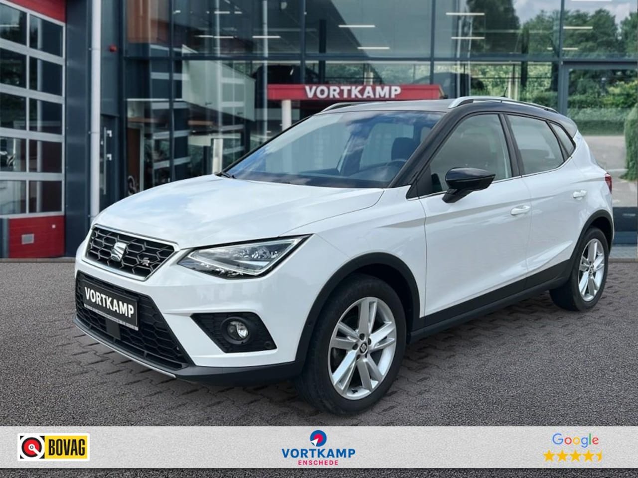 Seat Arona - 1.0 TSI DSG FR CAMERA/NAVI/ACC/CARPLAY/STOELVERW - AutoWereld.nl