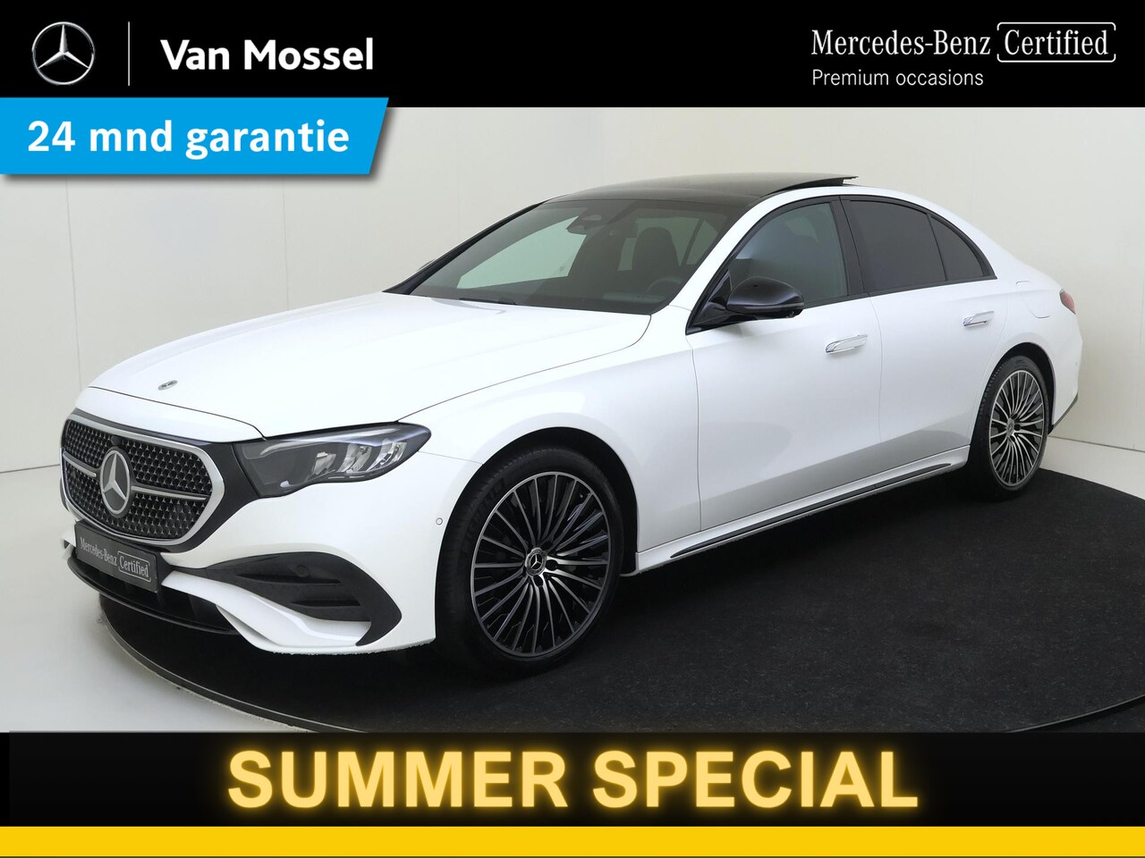 Mercedes-Benz E-klasse - 300 e AMG Line / Panoramadak/ Night/ Burmester/ 20 inch/ Verlichte grille - AutoWereld.nl