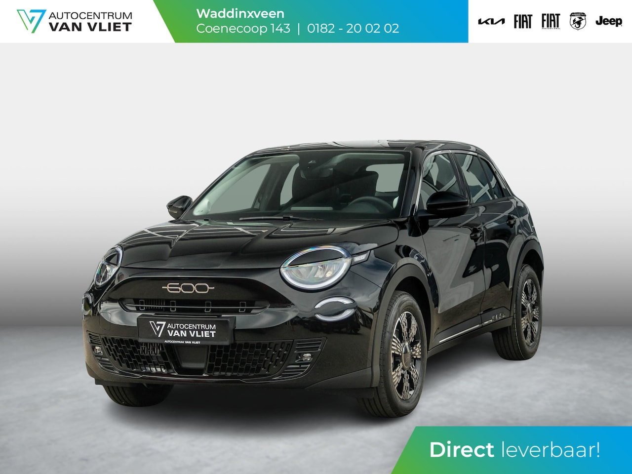 Fiat 600 - 1.2 Hybrid 110pk Black Edition | Uit voorraad leverbaar ! - AutoWereld.nl