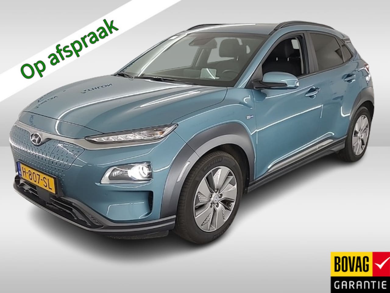 Hyundai Kona Electric - EV Premium 64 kWh (204 PK) 1e-Eig. & Keurig-Onderh. BOVAG-Garantie. NL-Auto. 3-Fase, Warmt - AutoWereld.nl