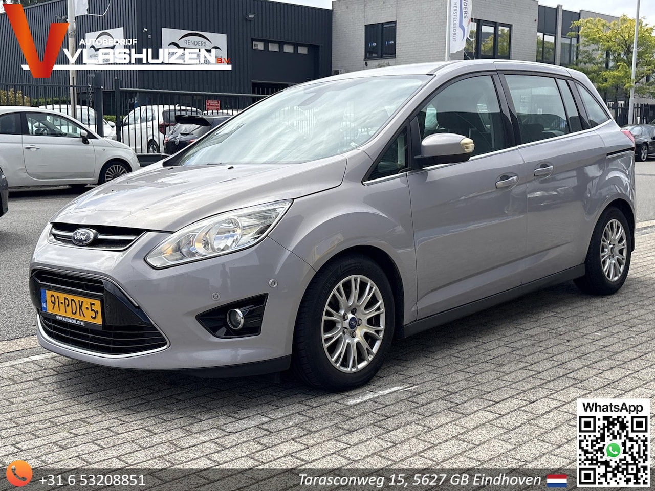 Ford Grand C-Max - 1.6 EcoBoost Titanium 7p. | Climate | Cruise | Navi | PDC | - AutoWereld.nl
