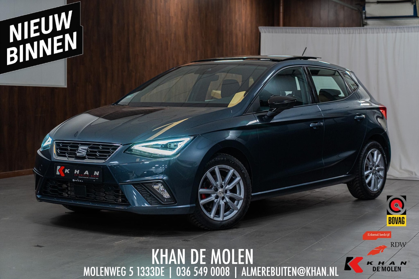 Seat Ibiza - 1.5 TSI Sport FR PANO|150PK|AppleCrplay|Dealer Onderhouden| - AutoWereld.nl