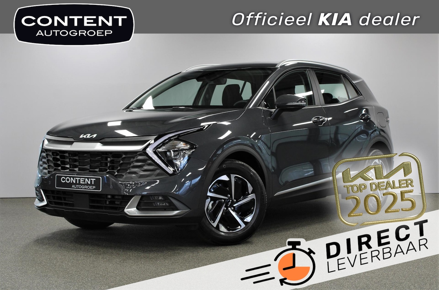 Kia Sportage - 1.6 Hybrid DynamicLine AT6 215PK | DIRECT LEVERBAAR - AutoWereld.nl