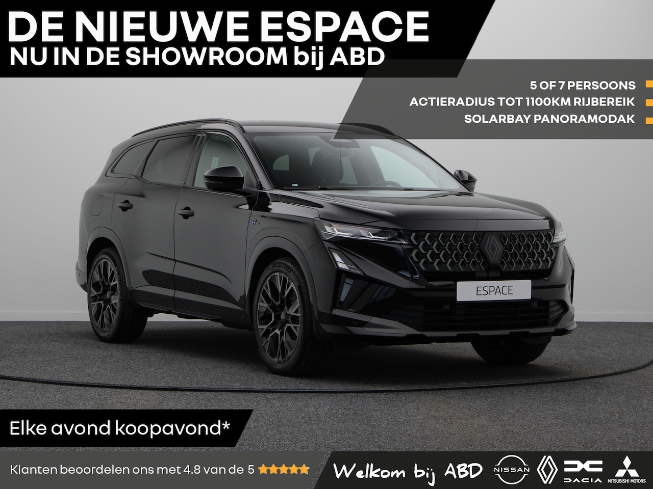 Renault Espace - esprit Alpine Hybrid 200 | Achteruitrijcamera | Adaptive Cruise Control | Elektronisch ger - AutoWereld.nl