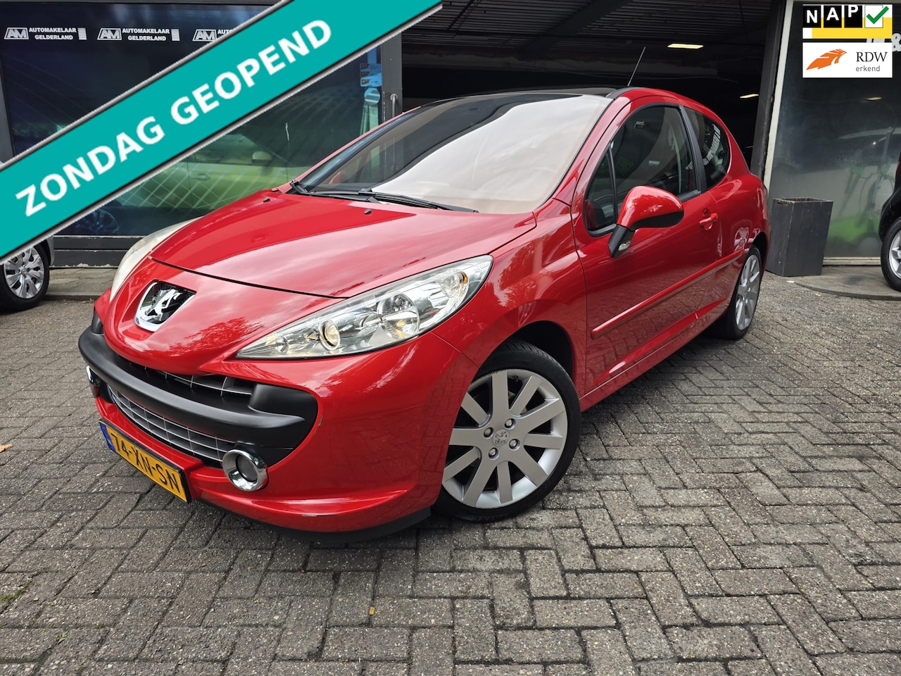 Peugeot 207 - 1.6-16V T Féline | 12MND GARANTIE | NW APK | PANO DAK | AIRCO | CRUISE | - AutoWereld.nl