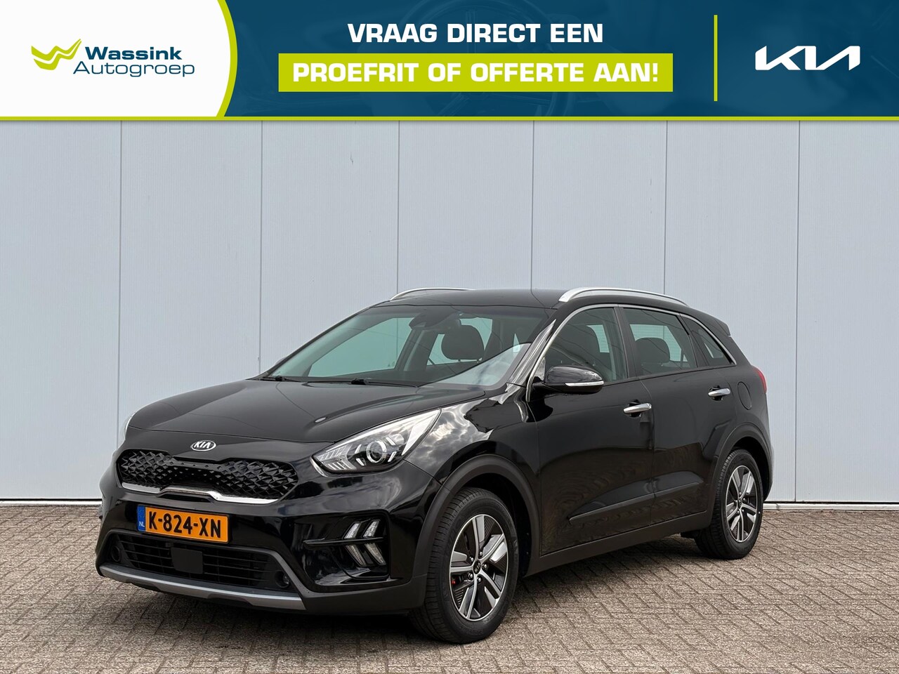 Kia Niro - 1.6 GDi Hybrid 141pk DCT6 DynamicLine | Navigatie | Climate | Adaptive Cruise | Lane Keepi - AutoWereld.nl