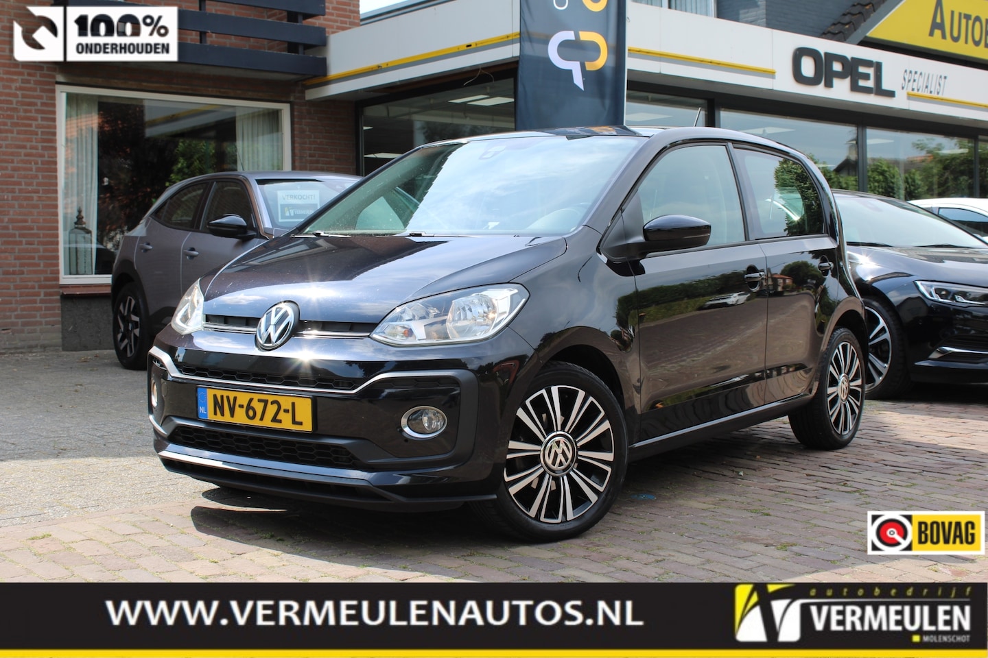 Volkswagen Up! - 1.0 TSI 90PK High UP! + 16"/ Clima/ Camera/ Stoelverwarming/ NL auto - AutoWereld.nl