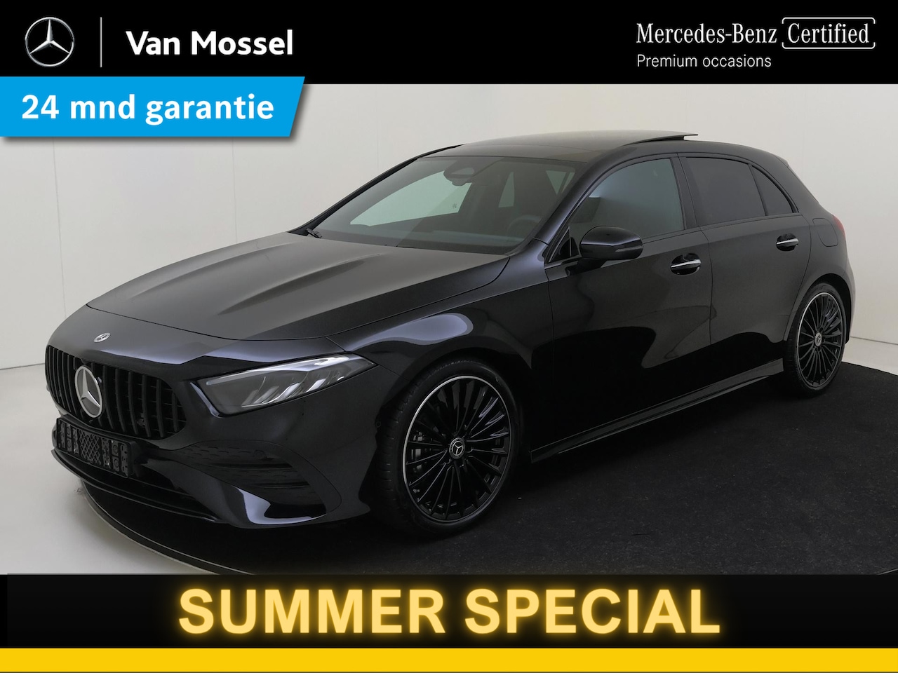 Mercedes-Benz A-klasse - 180 Star Edition AMG Line /Panoramadak /Night pakket /Dodehoekassistent /19 Inch - AutoWereld.nl
