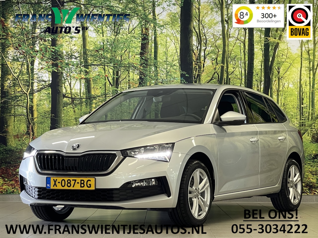Skoda Scala - 1.0 TSI Ambition | Apple Carplay | Airconditioning | DAB | Navigatie | Stop&GO | Cruise Co - AutoWereld.nl
