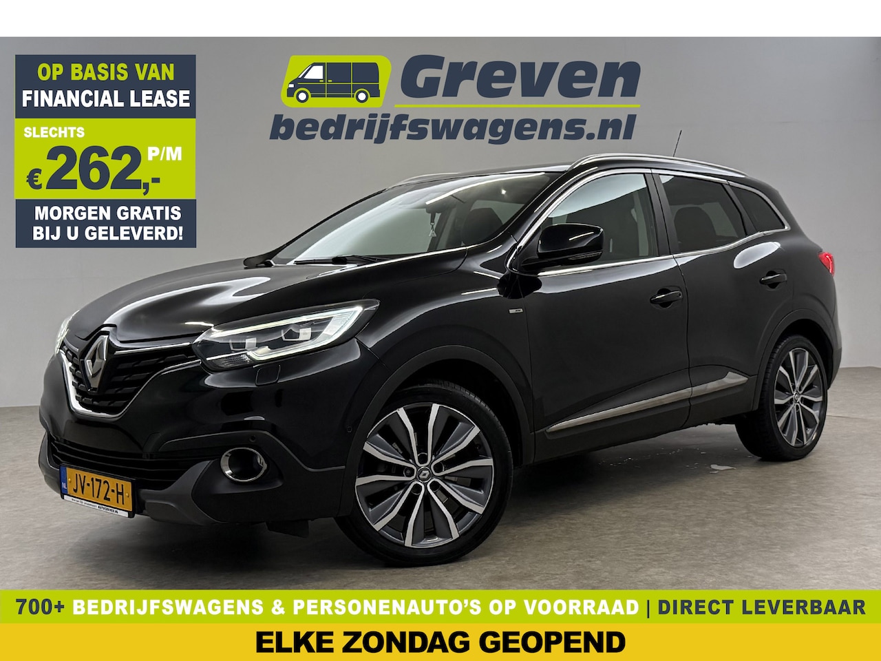 Renault Kadjar - 1.5 dCi Bose Pano LED Virtual Trekhaak Clima Cruise Navi Leder 19"LMV PDC - AutoWereld.nl