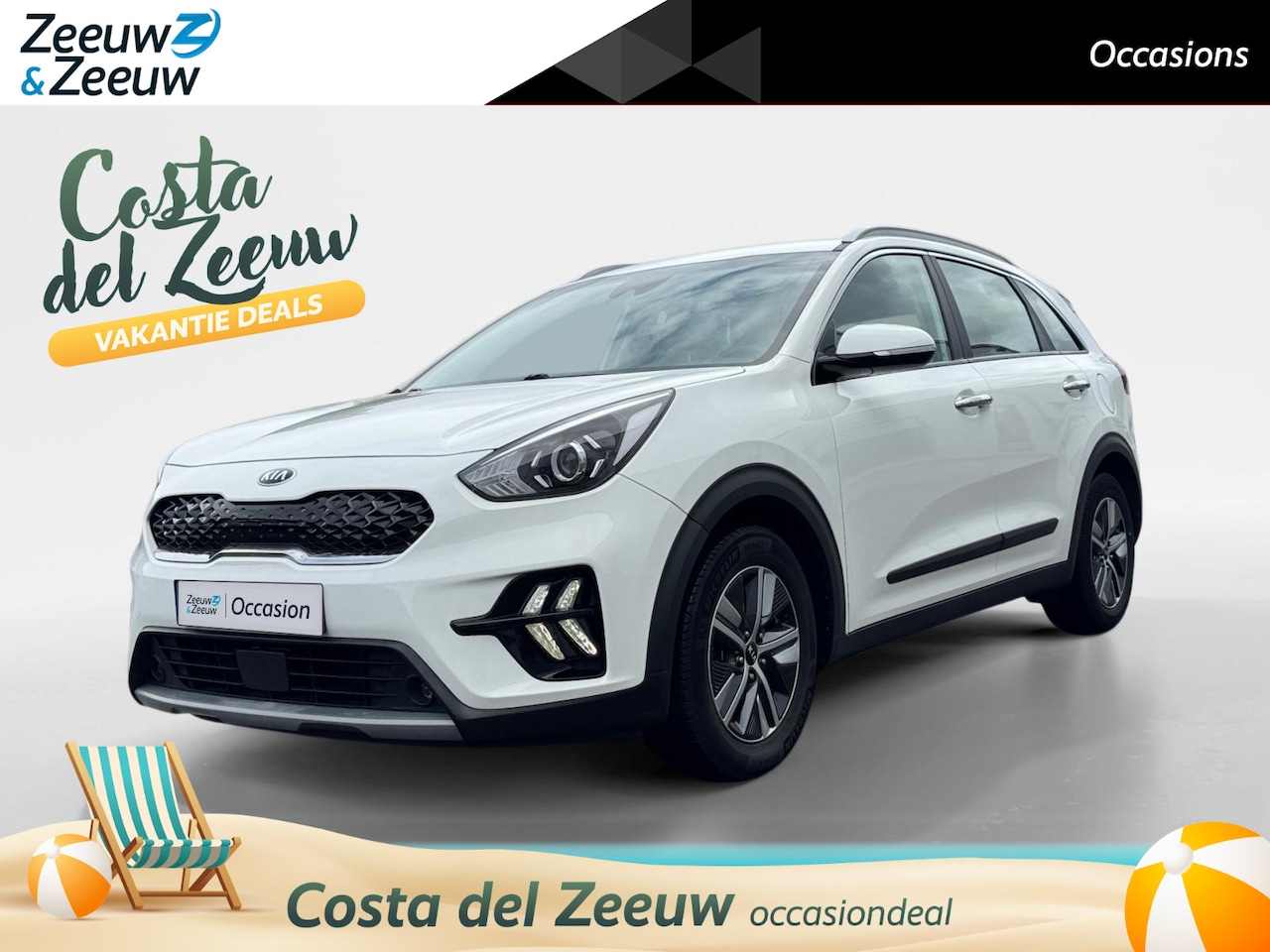 Kia Niro - 1.6 GDi Hybrid DynamicLine Navigatie | Climate control | Apple Carplay/Android Auto - AutoWereld.nl