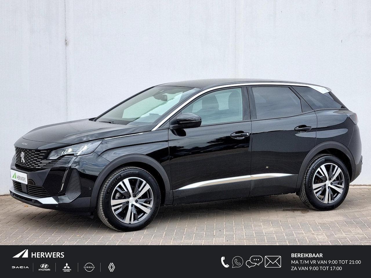 Peugeot 3008 - 1.2 PureTech Allure Pack Business Automaat / Elekt. Achterklep / Stoelverwarming / Rondomz - AutoWereld.nl