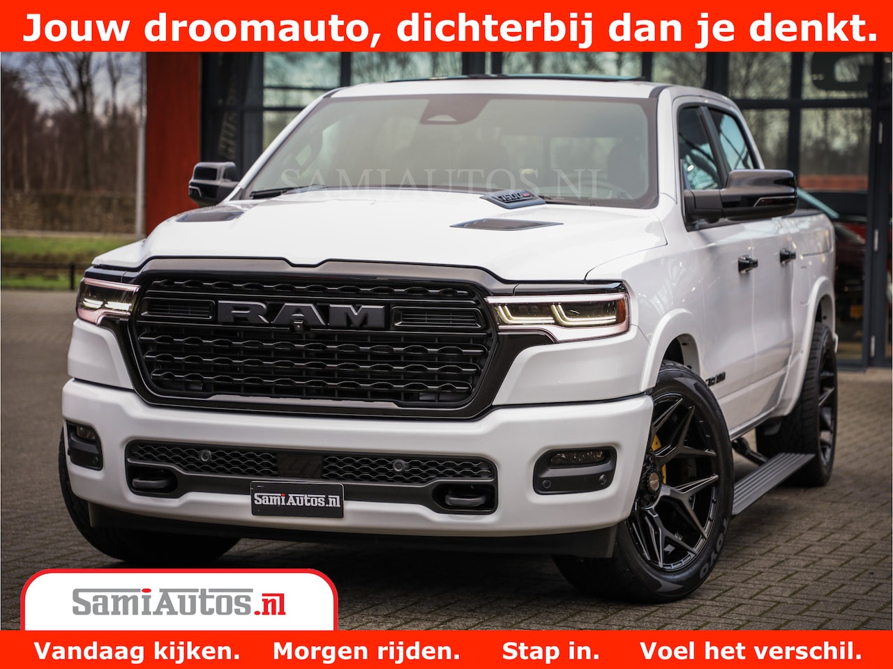 Dodge Ram 1500 - Limited Night High Output 540HP 706Nm | Massage + Full Option | De Meest Luxe en Volle Pic - AutoWereld.nl