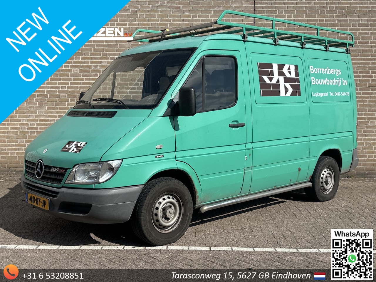 Mercedes-Benz Sprinter - 208 CDI 2.2 300 | € 3.850,- MARGE! | Leder | Bijrijdersbank | Kasten Inbouw | Imperiaal | - AutoWereld.nl