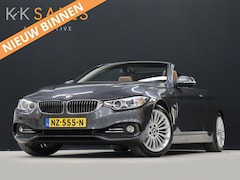BMW 4-serie Cabrio - 420i Centennial High Executive [MEMORY SEATS, VOL LEDER, STOELVERWARMING, PDC ACHTER, BLUE