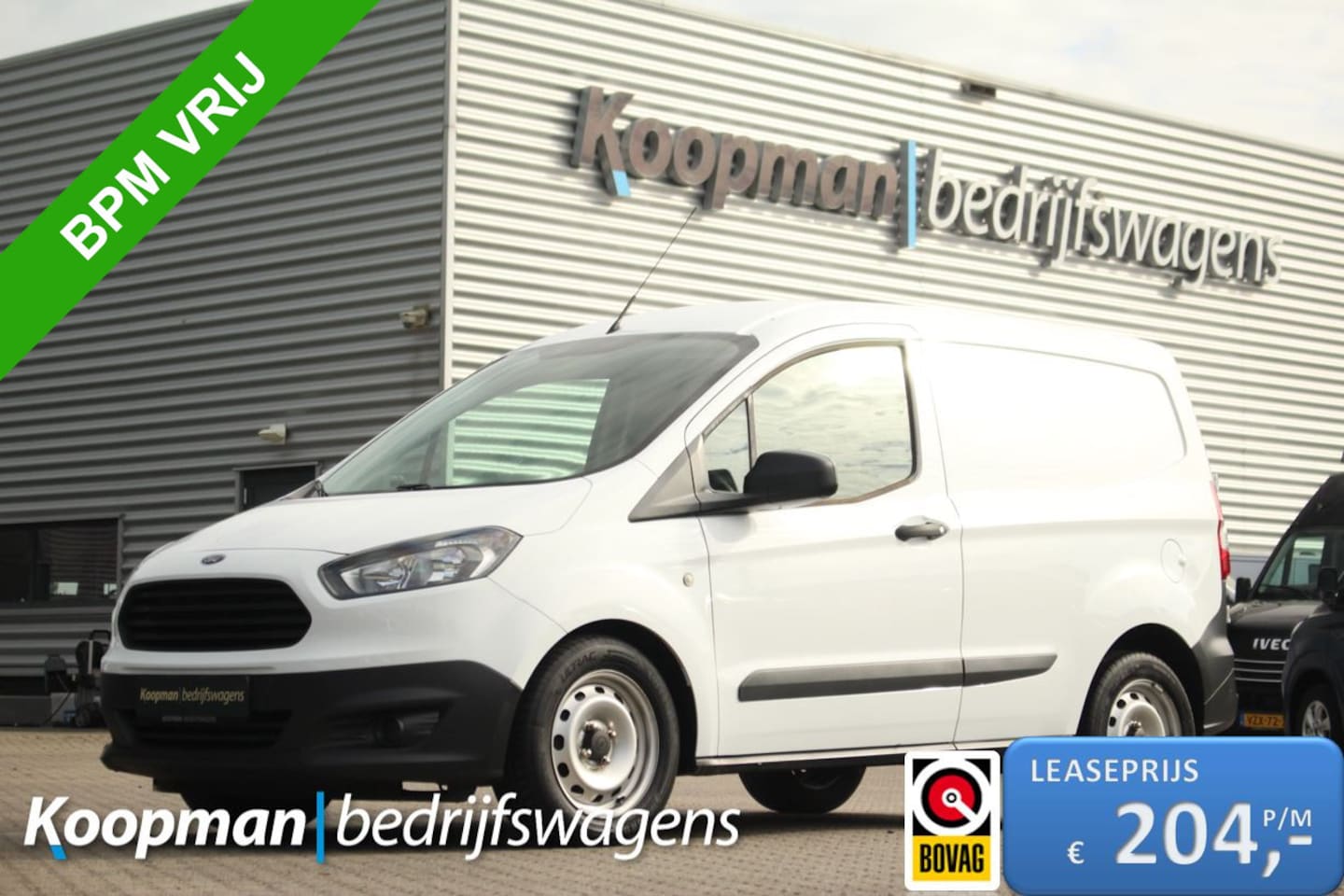 Ford Transit Courier - 1.0 101pk Economy Edition | Radio | Elektr. Ramen + Spiegels | Lease 204,- p/m - AutoWereld.nl