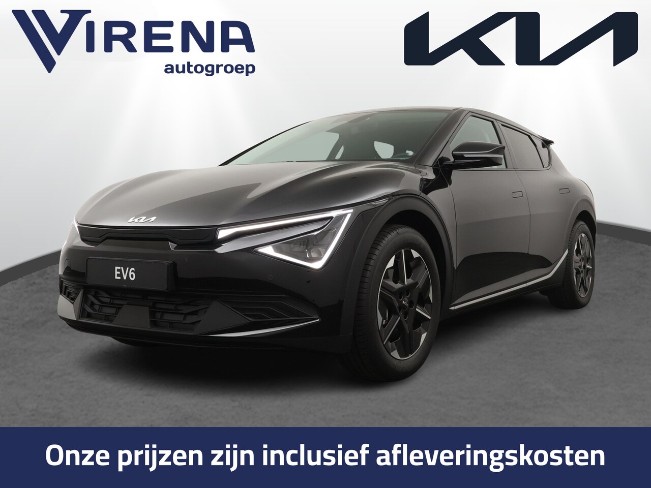 Kia EV6 - Light Edition 63 kWh - *DEMO* - Navigatie - Adaptive Cruise Control - Stoel/Stuur verwarmi - AutoWereld.nl