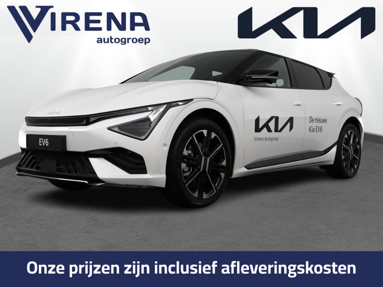 Kia EV6 - GT-Line 84 kWh - *DEMO* - Direct leverbaar - Facelift - LED - Stoel-/stuurverwarming - Pan - AutoWereld.nl