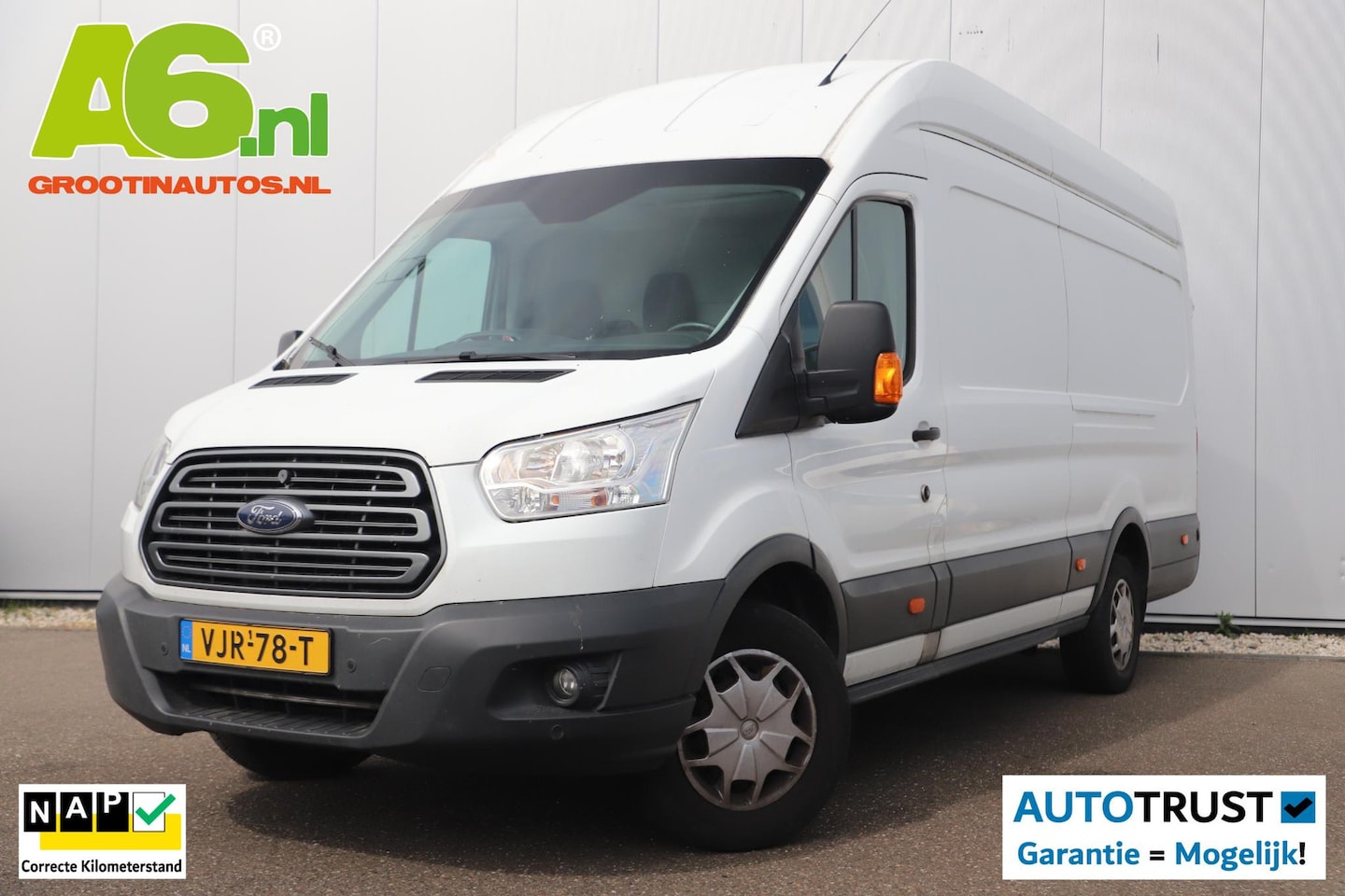 Ford Transit - 350 2.0 TDCI L3H2 Trend 3 Persoons Trekhaak Airco Cruise Control Radio Bluetooth Nieuwe Ko - AutoWereld.nl