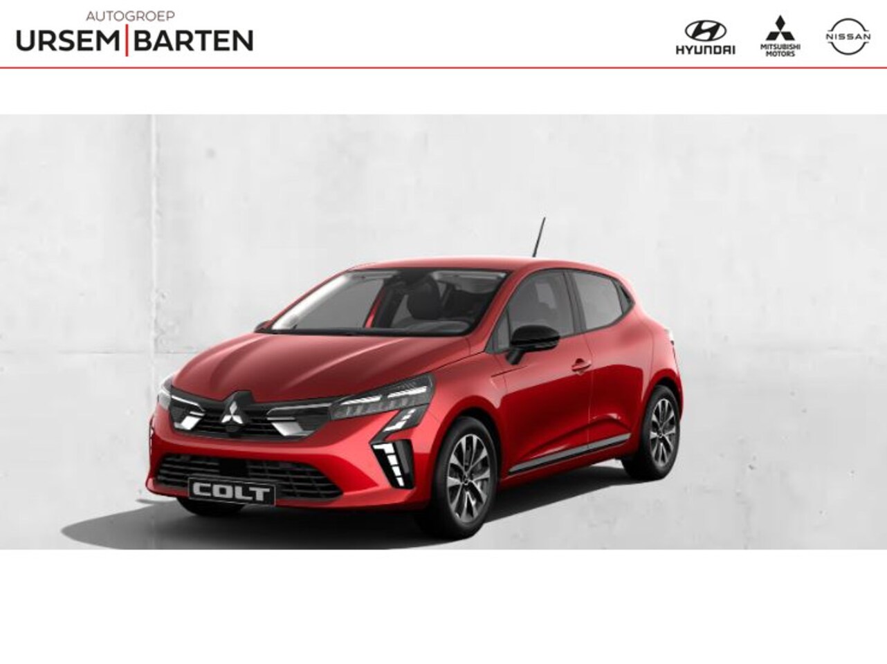 Mitsubishi Colt - 1.6 HEV Intense | Sunrise Red Special - AutoWereld.nl