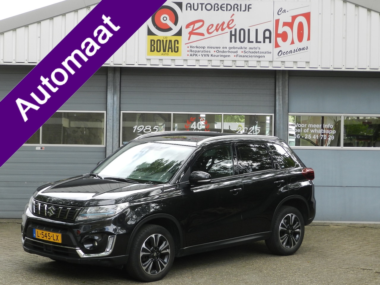 Suzuki Vitara - 1.4 Boosterjet Style Smart Hybrid Carplay Camera Climate en Cruise contr leer Alcantara Pa - AutoWereld.nl