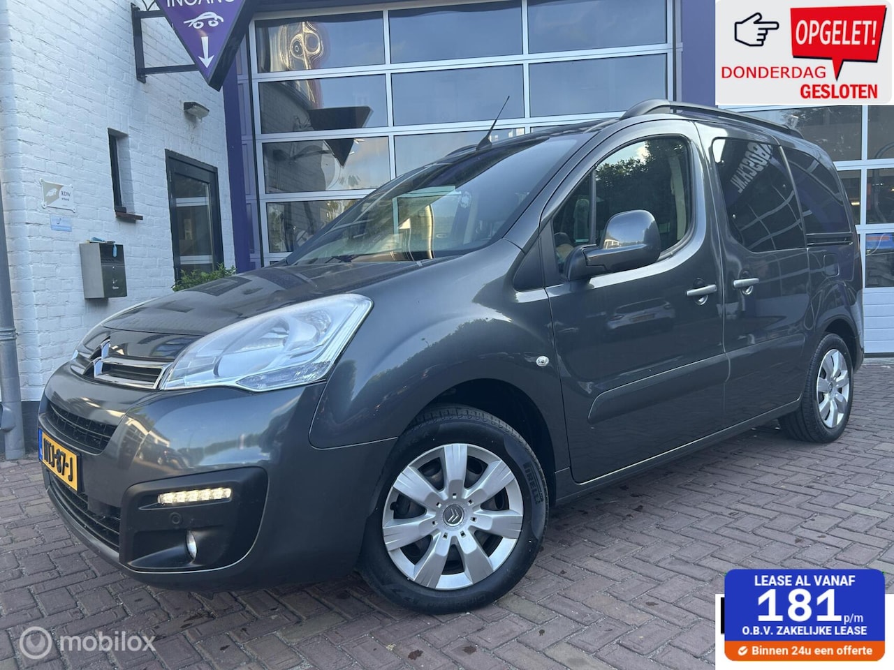 Citroën Berlingo XL - 1.2 * NAVIGATIE * AIRCO * 2 SCHUIFDEUREN - AutoWereld.nl